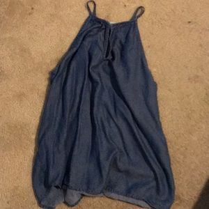 Old navy denim styled halter top blouse